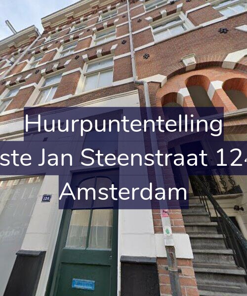 Foto gevel Huurpuntentelling voor Eerste Jan Steenstraat 124-2, Amsterdam