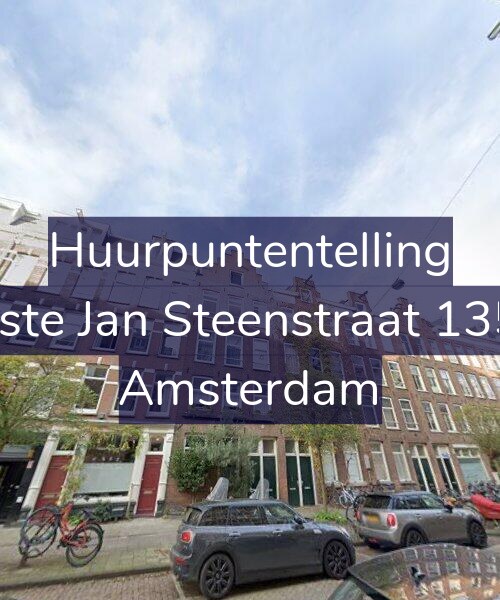 Foto gevel Huurpuntentelling voor Eerste Jan Steenstraat 135-1, Amsterdam