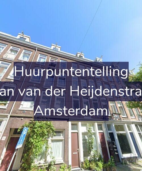 Foto gevel Huurpuntentelling voor Eerste Jan van der Heijdenstraat 35-B, Amsterdam