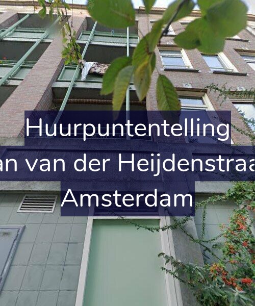 Foto gevel Huurpuntentelling voor Eerste Jan van der Heijdenstraat 145-B, Amsterdam