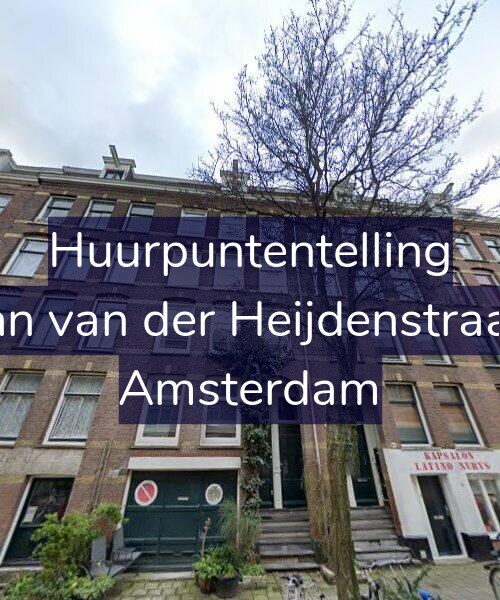 Foto gevel Huurpuntentelling voor Eerste Jan van der Heijdenstraat 66-2V, Amsterdam
