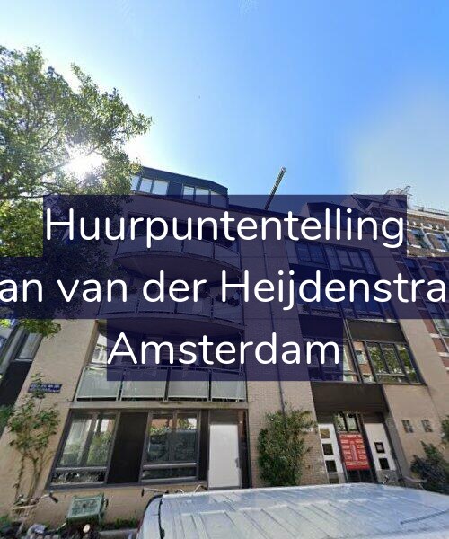 Foto gevel Huurpuntentelling voor Eerste Jan van der Heijdenstraat 52-A, Amsterdam