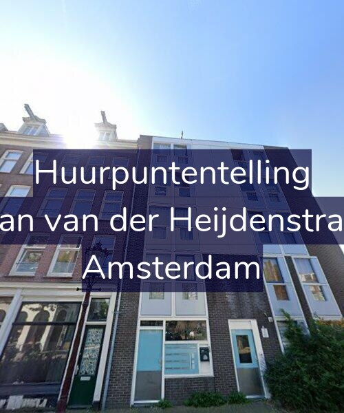 Foto gevel Huurpuntentelling voor Eerste Jan van der Heijdenstraat 10-C, Amsterdam