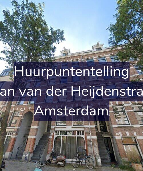 Foto gevel Huurpuntentelling voor Eerste Jan van der Heijdenstraat 46-1, Amsterdam
