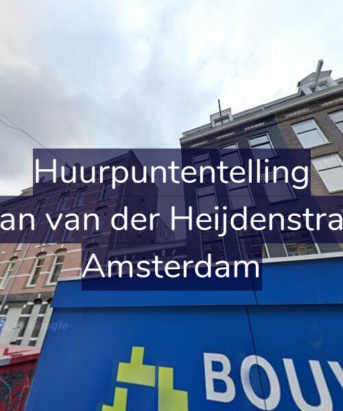 Foto gevel Huurpuntentelling voor Eerste Jan van der Heijdenstraat 88-1, Amsterdam