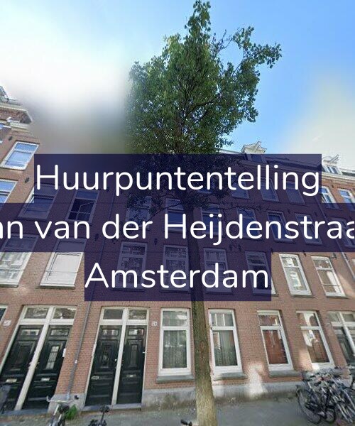 Foto gevel Huurpuntentelling voor Eerste Jan van der Heijdenstraat 28-3A, Amsterdam