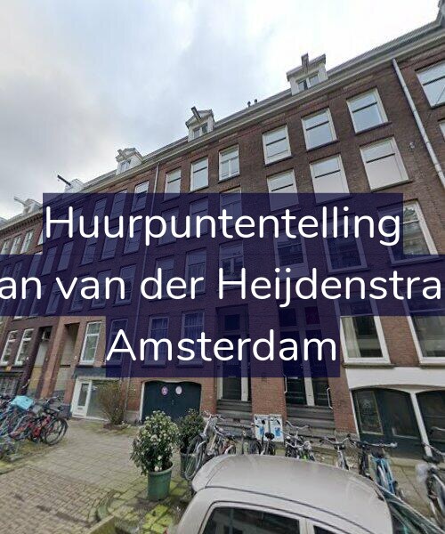 Foto gevel Huurpuntentelling voor Eerste Jan van der Heijdenstraat 74-H, Amsterdam
