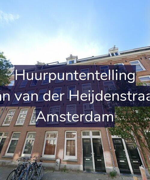 Foto gevel Huurpuntentelling voor Eerste Jan van der Heijdenstraat 26-3A, Amsterdam