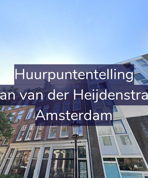 Foto gevel Huurpuntentelling voor Eerste Jan van der Heijdenstraat 16-2, Amsterdam