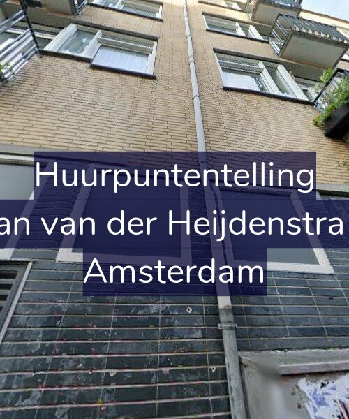 Foto gevel Huurpuntentelling voor Eerste Jan van der Heijdenstraat 121-J, Amsterdam