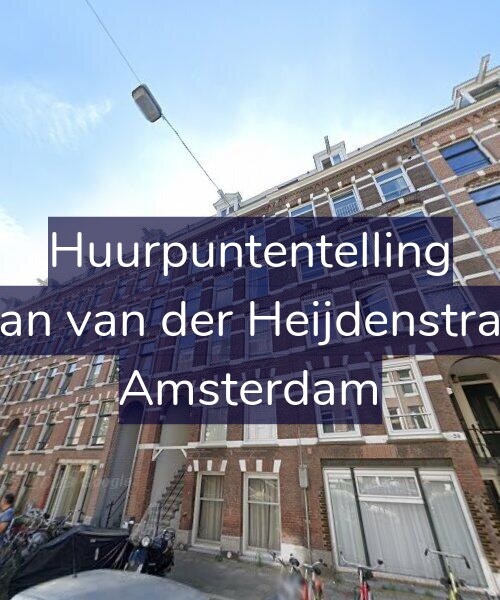 Foto gevel Huurpuntentelling voor Eerste Jan van der Heijdenstraat 40-1, Amsterdam
