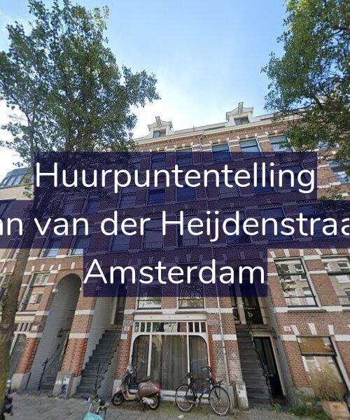 Foto gevel Huurpuntentelling voor Eerste Jan van der Heijdenstraat 46-3V, Amsterdam