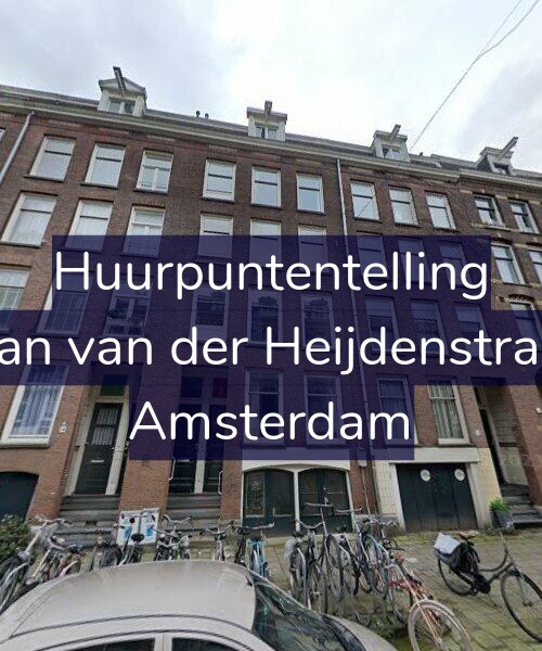 Foto gevel Huurpuntentelling voor Eerste Jan van der Heijdenstraat 72-H, Amsterdam