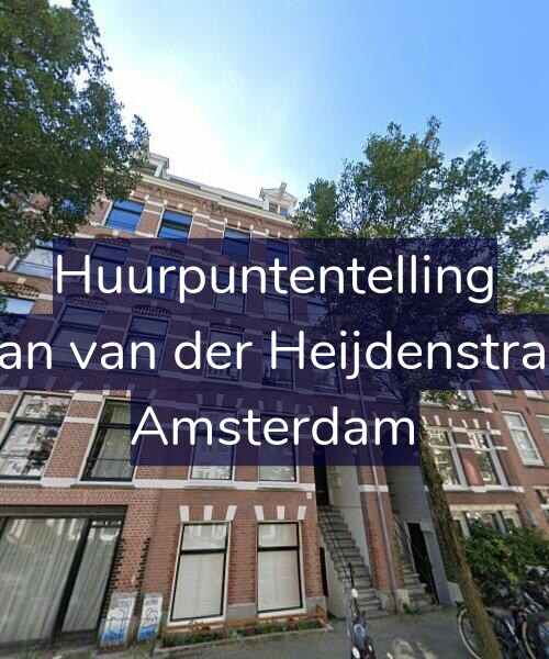 Foto gevel Huurpuntentelling voor Eerste Jan van der Heijdenstraat 34-A, Amsterdam
