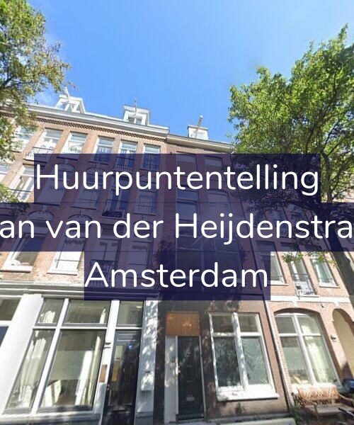 Foto gevel Huurpuntentelling voor Eerste Jan van der Heijdenstraat 45-B, Amsterdam