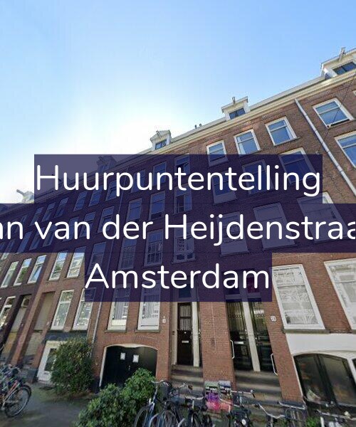 Foto gevel Huurpuntentelling voor Eerste Jan van der Heijdenstraat 74-1V, Amsterdam