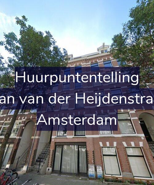 Foto gevel Huurpuntentelling voor Eerste Jan van der Heijdenstraat 36-D, Amsterdam