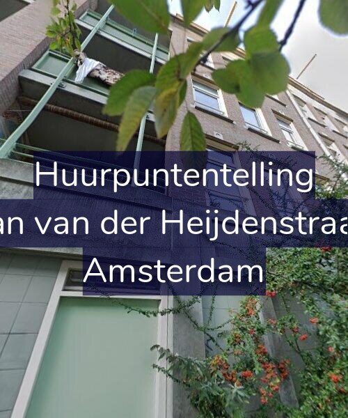 Foto gevel Huurpuntentelling voor Eerste Jan van der Heijdenstraat 147-C, Amsterdam