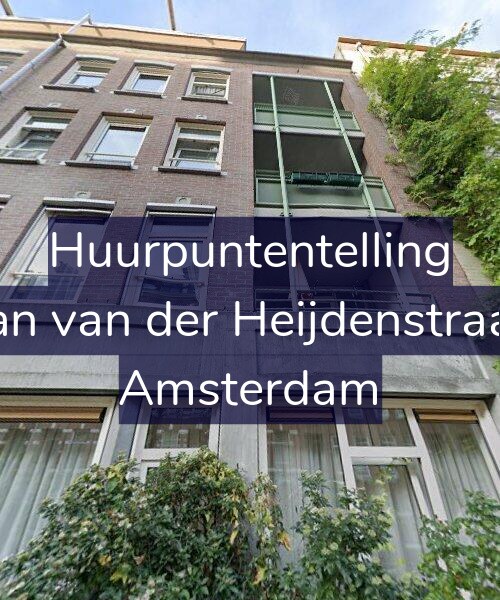 Foto gevel Huurpuntentelling voor Eerste Jan van der Heijdenstraat 149-E, Amsterdam
