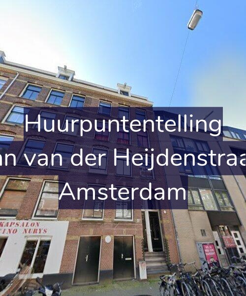 Foto gevel Huurpuntentelling voor Eerste Jan van der Heijdenstraat 62-1A, Amsterdam