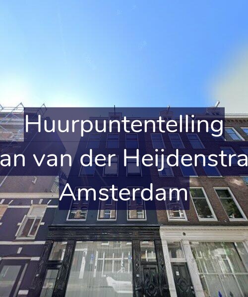 Foto gevel Huurpuntentelling voor Eerste Jan van der Heijdenstraat 86-2, Amsterdam