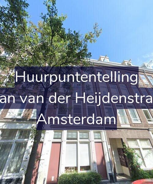 Foto gevel Huurpuntentelling voor Eerste Jan van der Heijdenstraat 33-C, Amsterdam