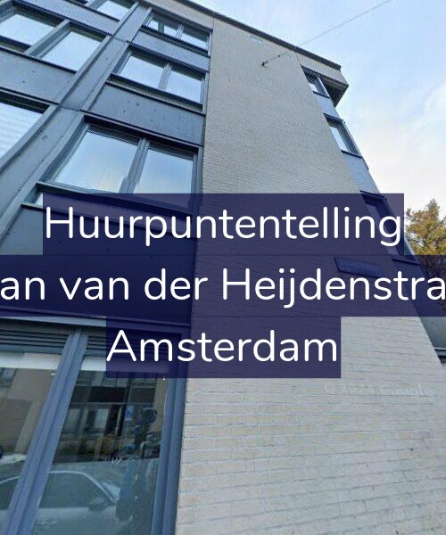 Foto gevel Huurpuntentelling voor Eerste Jan van der Heijdenstraat 52-E, Amsterdam
