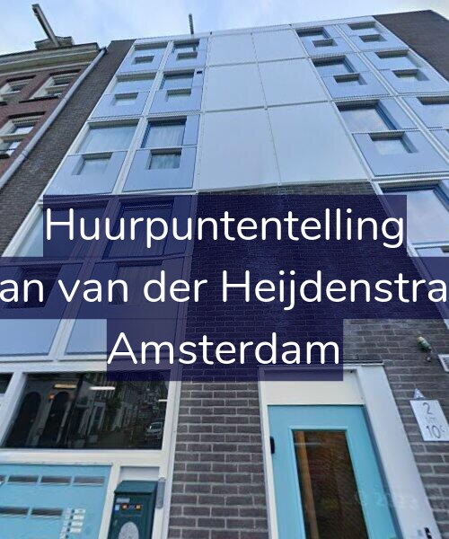 Foto gevel Huurpuntentelling voor Eerste Jan van der Heijdenstraat 10-B, Amsterdam