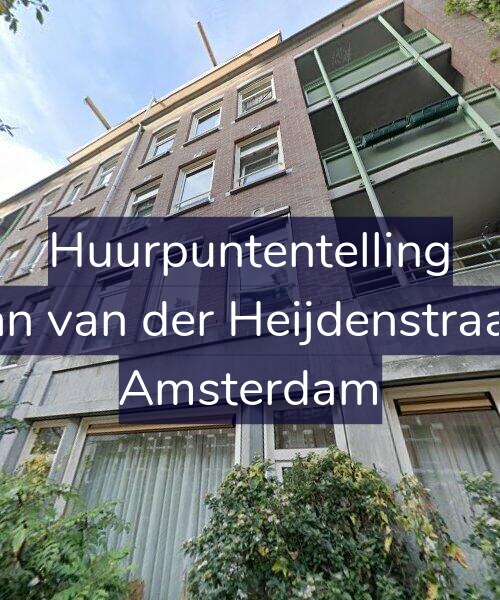 Foto gevel Huurpuntentelling voor Eerste Jan van der Heijdenstraat 147-D, Amsterdam