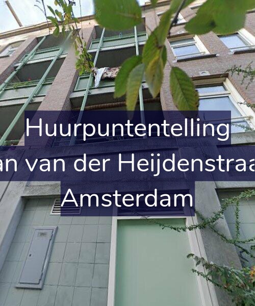 Foto gevel Huurpuntentelling voor Eerste Jan van der Heijdenstraat 145-C, Amsterdam