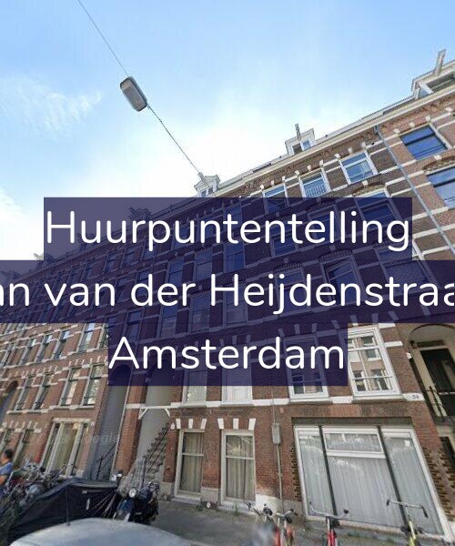 Foto gevel Huurpuntentelling voor Eerste Jan van der Heijdenstraat 40-2V, Amsterdam