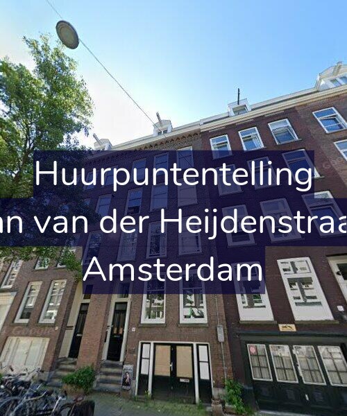 Foto gevel Huurpuntentelling voor Eerste Jan van der Heijdenstraat 80-3A, Amsterdam