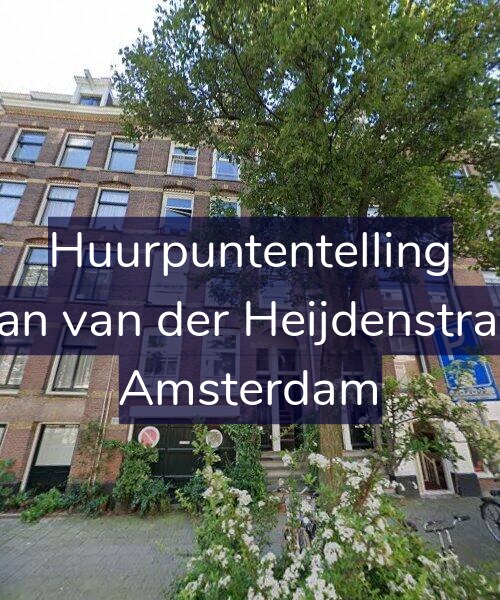 Foto gevel Huurpuntentelling voor Eerste Jan van der Heijdenstraat 66-H, Amsterdam
