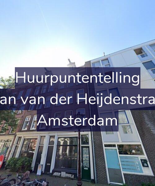 Foto gevel Huurpuntentelling voor Eerste Jan van der Heijdenstraat 16-1, Amsterdam