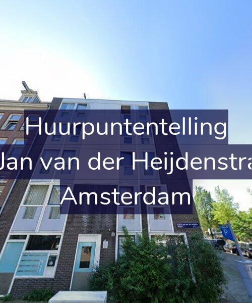 Foto gevel Huurpuntentelling voor Eerste Jan van der Heijdenstraat 6-B, Amsterdam