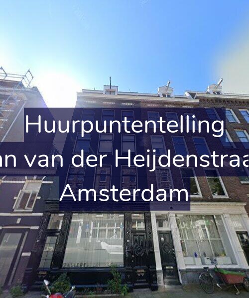 Foto gevel Huurpuntentelling voor Eerste Jan van der Heijdenstraat 86-3A, Amsterdam