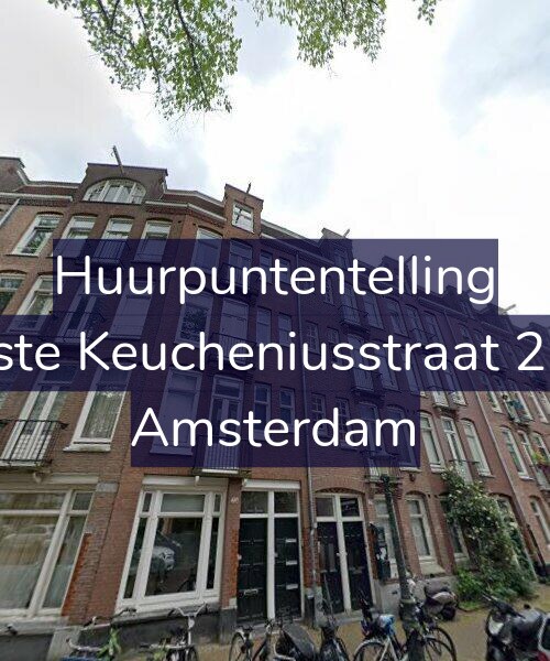 Foto gevel Huurpuntentelling voor Eerste Keucheniusstraat 23-A, Amsterdam