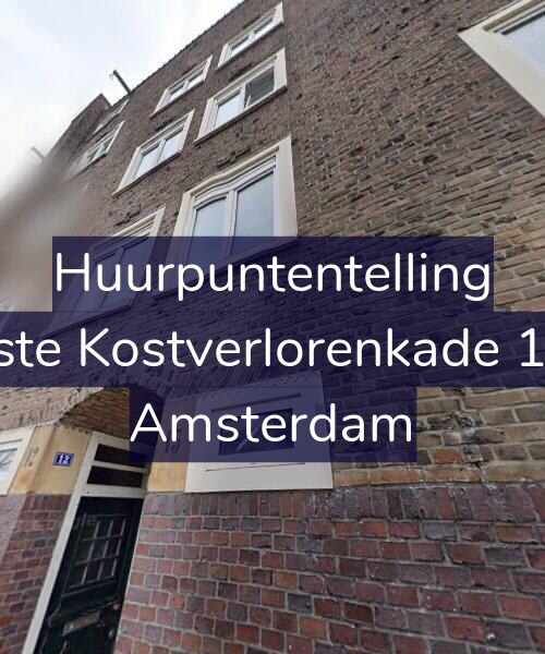 Foto gevel Huurpuntentelling voor Eerste Kostverlorenkade 12-3, Amsterdam