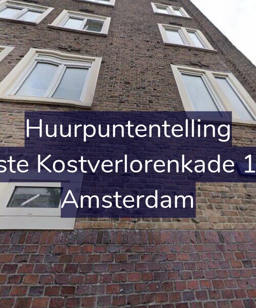 Foto gevel Huurpuntentelling voor Eerste Kostverlorenkade 13-3, Amsterdam