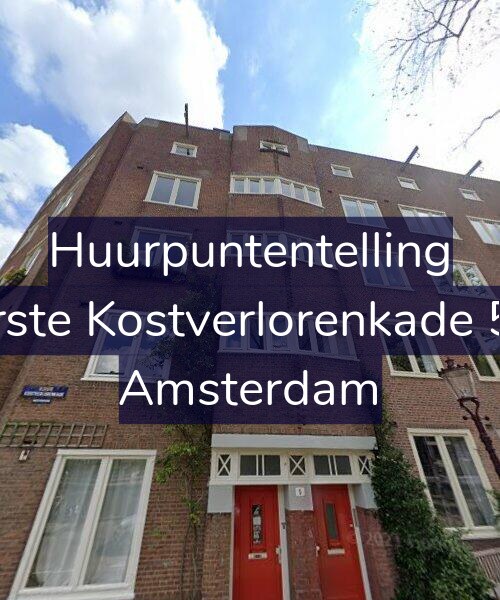 Foto gevel Huurpuntentelling voor Eerste Kostverlorenkade 5-1, Amsterdam
