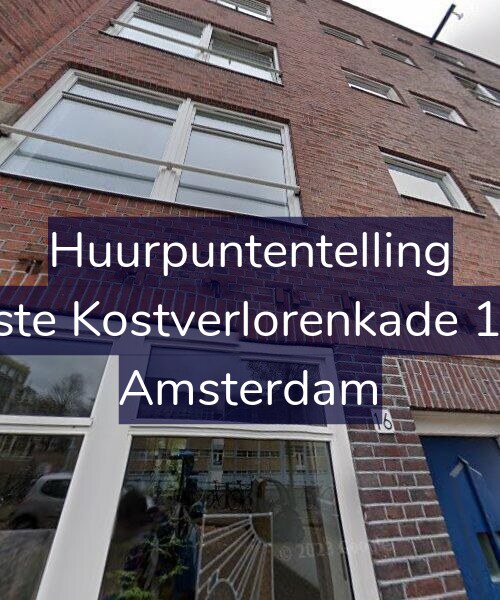 Foto gevel Huurpuntentelling voor Eerste Kostverlorenkade 16-3, Amsterdam