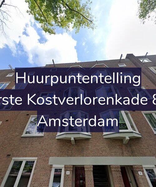 Foto gevel Huurpuntentelling voor Eerste Kostverlorenkade 8-3, Amsterdam