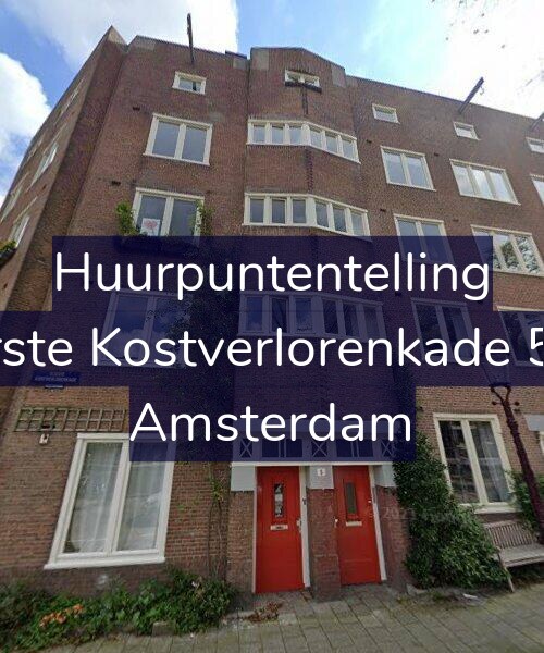 Foto gevel Huurpuntentelling voor Eerste Kostverlorenkade 5-H, Amsterdam