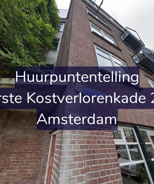Foto gevel Huurpuntentelling voor Eerste Kostverlorenkade 2-3, Amsterdam