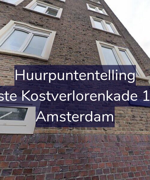 Foto gevel Huurpuntentelling voor Eerste Kostverlorenkade 13-1, Amsterdam