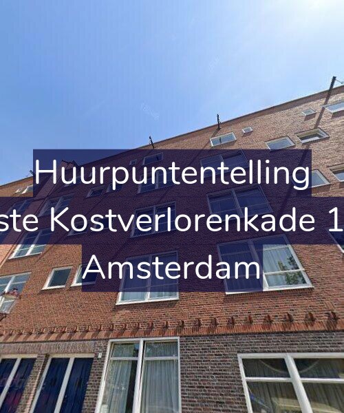 Foto gevel Huurpuntentelling voor Eerste Kostverlorenkade 17-3, Amsterdam