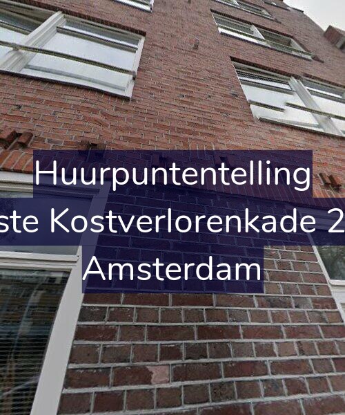 Foto gevel Huurpuntentelling voor Eerste Kostverlorenkade 21-1, Amsterdam