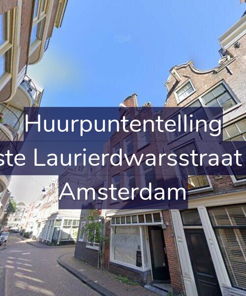 Foto gevel Huurpuntentelling voor Eerste Laurierdwarsstraat 3-1, Amsterdam