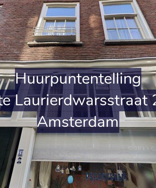 Foto gevel Huurpuntentelling voor Eerste Laurierdwarsstraat 28-H, Amsterdam