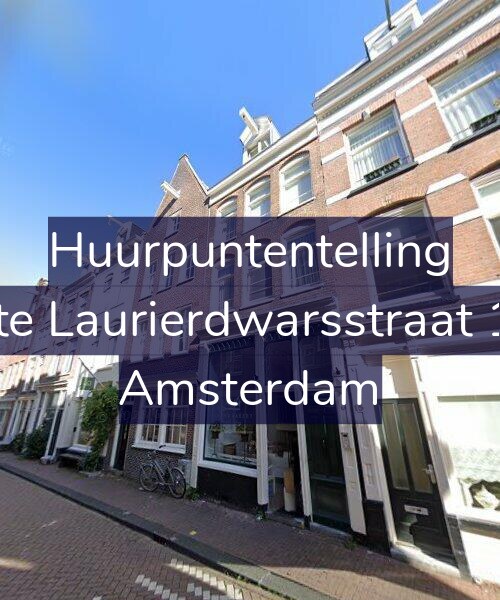 Foto gevel Huurpuntentelling voor Eerste Laurierdwarsstraat 13-H, Amsterdam